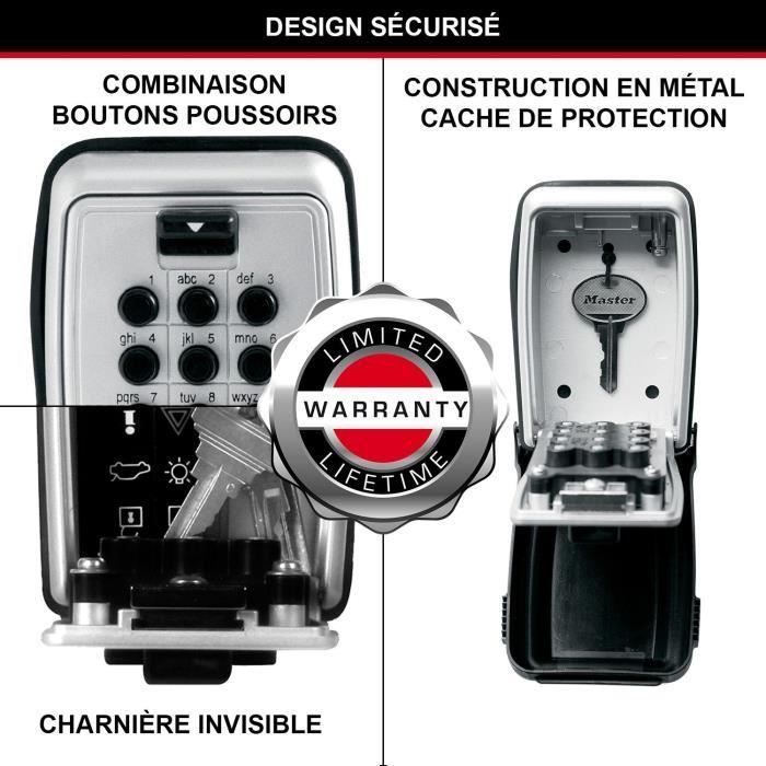 Casella chiave MALURAL MALURAL MASTRALCK 5423EURD - Pulsanti di spinta - Seleziona Accesso: Condividi i tasti in modo sicuro