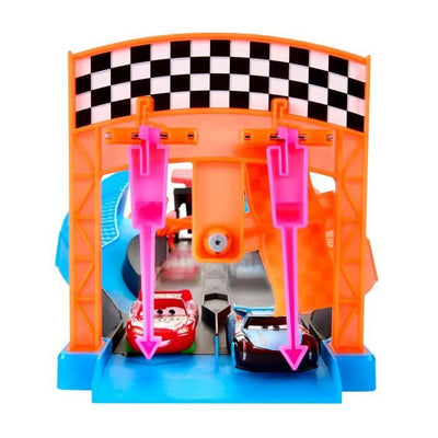 Circuit Glow Racers - Mattel - HPD80 - Giocattolo da corsa che si illumina al buio per bambini dai 4 anni in su