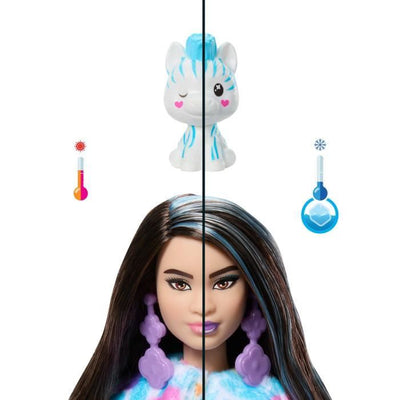 Barbie-Barbie Cutie Reveal-Bambola Zebra da sogno colorata con 10 sorprese39 HRK