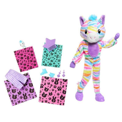 Barbie-Barbie Cutie Reveal-Bambola Zebra da sogno colorata con 10 sorprese39 HRK
