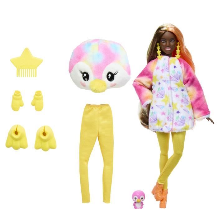 Barbie-Barbie Cutie Reveal-Bambola Pinguino Reveal Colorata e 10 Sorprese40 HRK