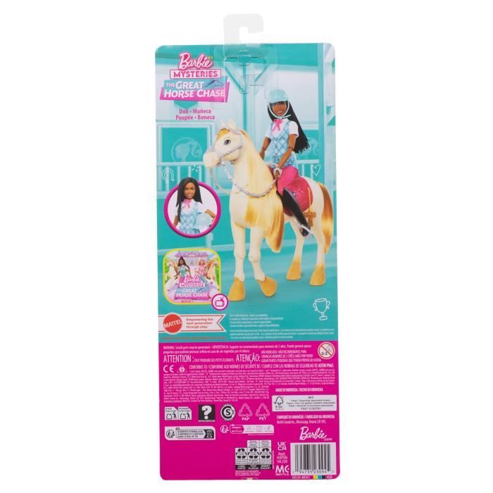 Barbie  Barbie Mysteries: Il grande inseguimento a cavallo, bambola di Brooklyn HXJ39