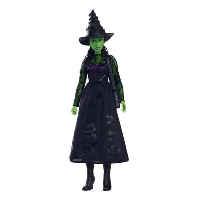Bambola Mattel-Wicked-Elphaba con accessori e vestiti rimovibili - Wicked - HXT62