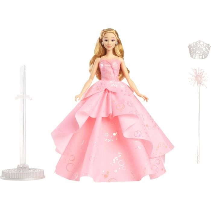 Bambola Mattel-Wicked-Glinda con vestito e accessori rimovibili - HXY37