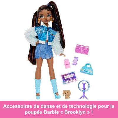 BARBIE Dream Team Brooklyn - Bambola e 8 accessori - Barbie - HYC22