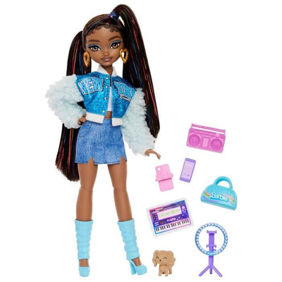BARBIE Dream Team Brooklyn - Bambola e 8 accessori - Barbie - HYC22