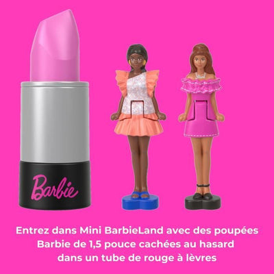 BARBIE Mini set di rossetti BarbieLand 6 con mini bambole - JBD26