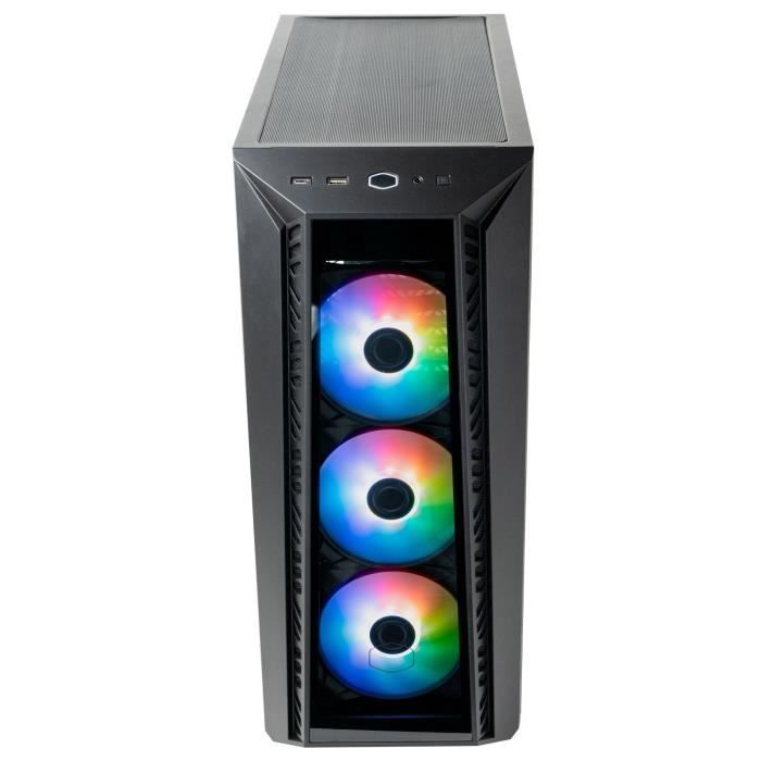 Alloggiamento da gioco - Cooler Master - Masterbox MB520 - Facciata in vetro - Argb - 3x120mm