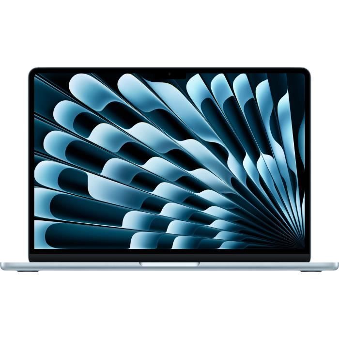 Apple - MacBook Air M4 (2025) da 13,6 pollici - 16 GB di RAM - 256 GB di spazio di archiviazione - CPU a 10 core - GPU a 8 core - Blu cielo