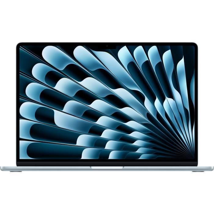 Apple - 15.3 MacBook Air M4 (2025) - 16 GB di RAM - 256 GB di spazio di archiviazione - CPU a 10 core - GPU a 10 core - Azzurro cielo