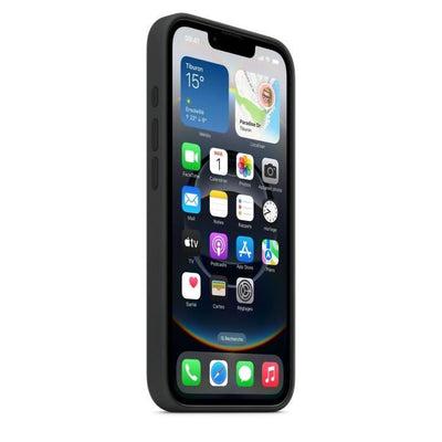 APPLE iPhone 16 E - Custodia in silicone - Nero