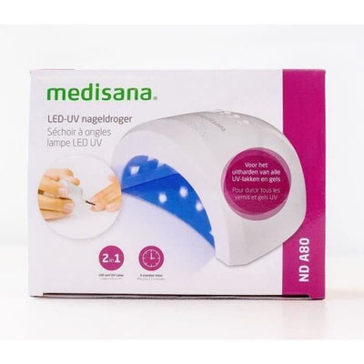 Asciuga unghie UV LED - MEDISANA - ND A80 - 2 in 1 per tutti i gel e smalti UV - Timer - 2 intensità - Spegnimento automatico