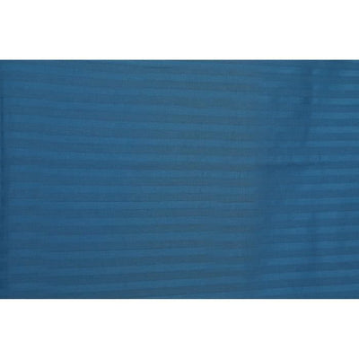 Completo letto - 1 copripiumino 220 x 240 cm + 2 federe 60 x 60 cm - 100% raso di cotone - Blu
