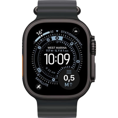 Apple Watch Ultra 3 GPS + Cellular - 49 mm - Cassa in titanio nero - Cinturino OceanBand nero