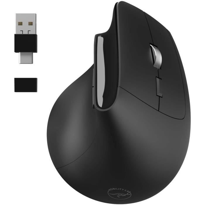 Mouse ergonomico wireless - MOBILITY LAB - ML313139 - Plug & Play, nessun driver necessario