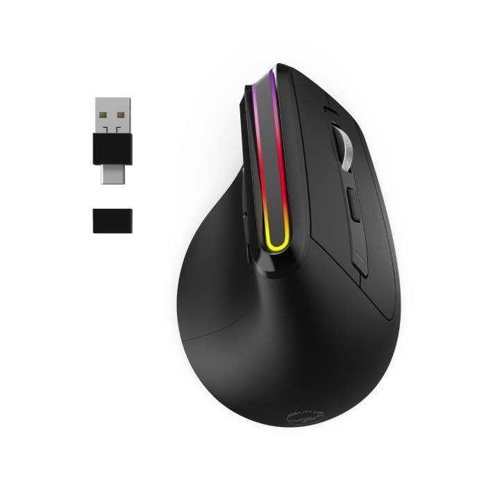Mouse ergonomico - Wireless - MOBILITY LAB - ML314259 - Nero