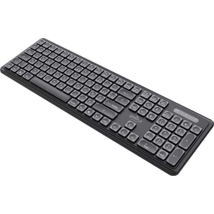 Tastiera cablata ecologica - MOBILITY - USB-A - Nera