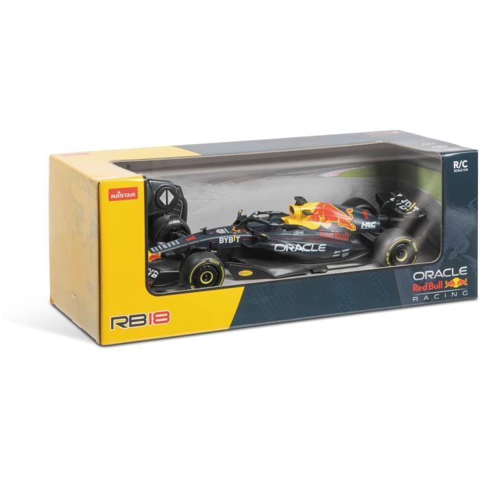Auto telecomandata - MONDO MOTORS - Redbull F1 RB18 - Scala 1:18 - Nero / Giallo
