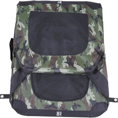 Box di trasporto - M PETS - COMFORT CRATE L - Mimetico - Pieghevole - Struttura in metallo - Griglie di ventilazione