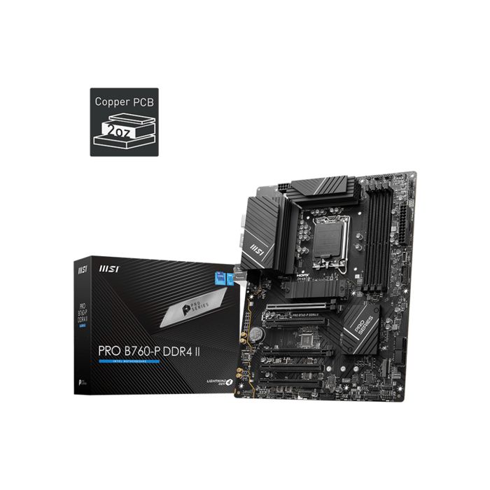 Scheda madre - MSI - PRO B760-P DDR4 II (911-7E29-001)