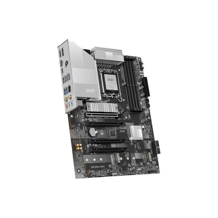 Scheda madre - MSI - PRO Z890-S WIFI - Wi-Fi 7, 5G LAN, Thunderbolt 4, PCIe 5.0, argento
