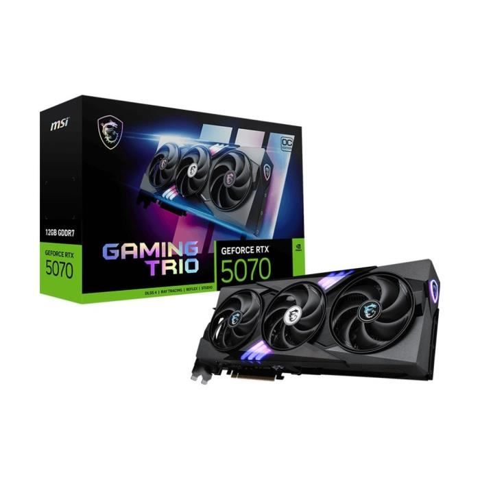 MSI - Scheda grafica interna - GeForce RTX 5070 12G GAMING TRIO OC
