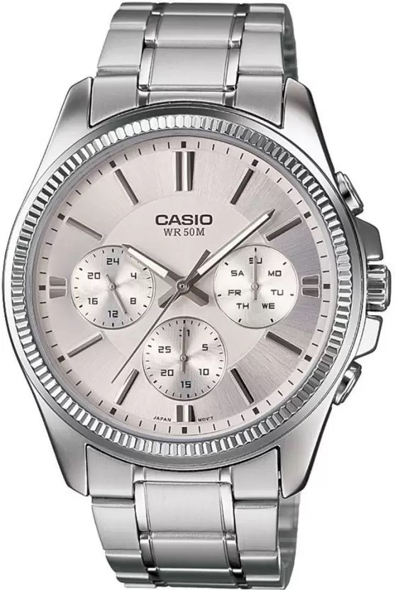 CASIO Mod. DAY DATE MULTIFUNCTION - SILVER