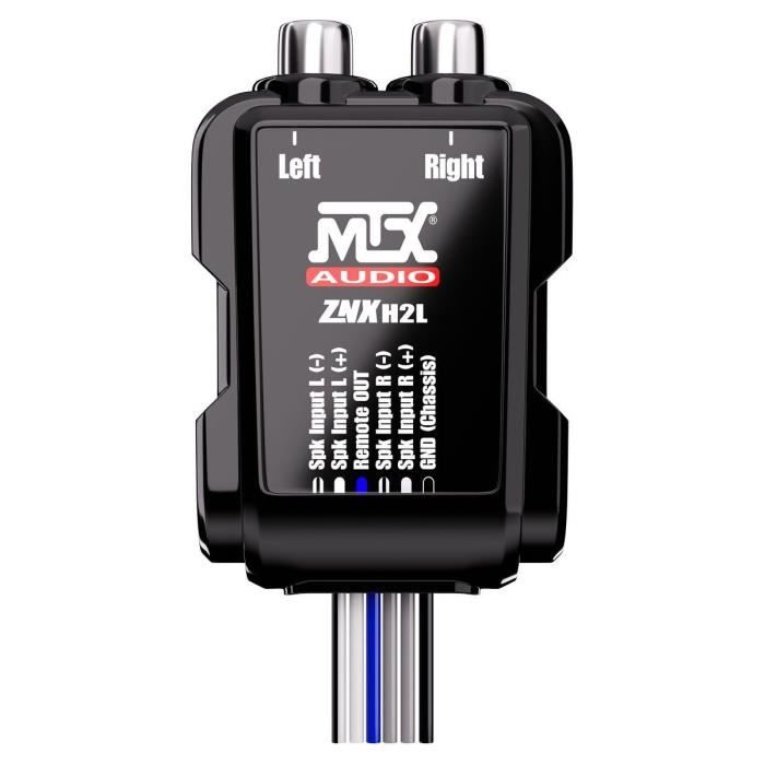 Adattatore - MTX AUDIO - Cavi da altoparlante a RCA 8V - Uscita "Remote"