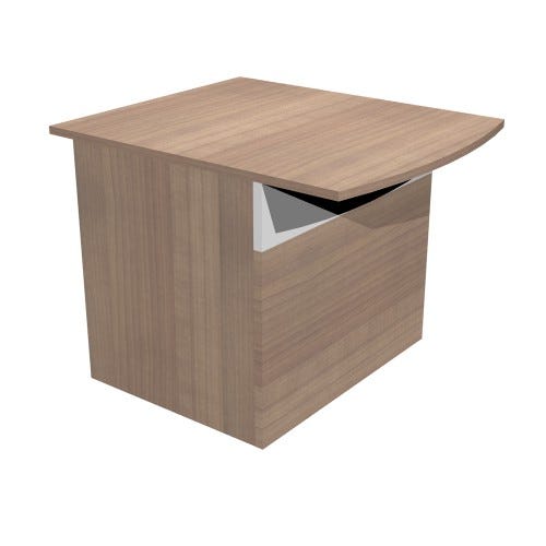 Composizione reception in melaminico ad angolo per ufficio cm. 396x156x117h