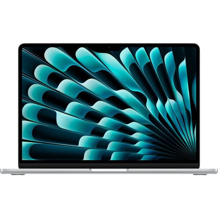 Apple - 13.6 MacBook Air M4 (2025) - 16 GB di RAM - 256 GB di spazio di archiviazione - CPU a 10 core - GPU a 8 core - Argento