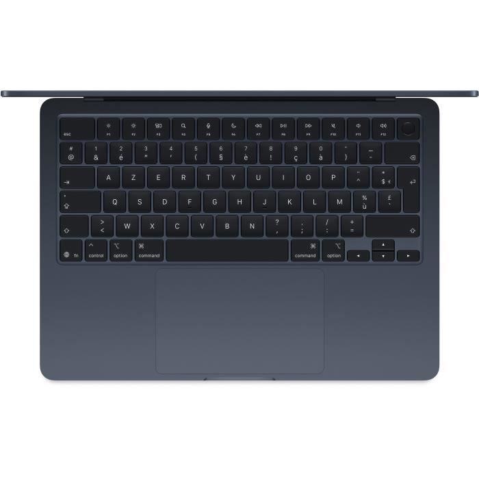 Apple - MacBook Air M4 (2025) da 13,6 pollici - 16 GB di RAM - 256 GB di spazio di archiviazione - CPU a 10 core - GPU a 8 core - Mezzanotte