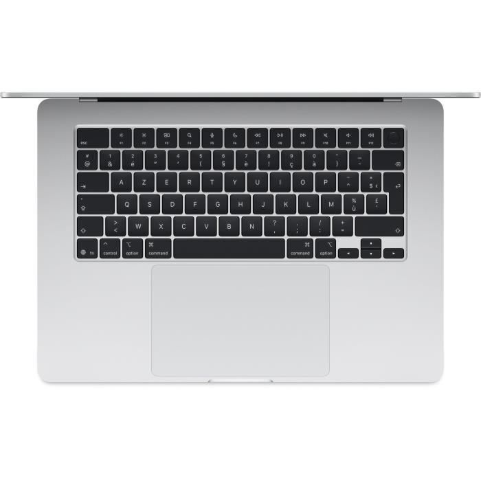 Apple - 15.3 MacBook Air M4 (2025) - 16 GB di RAM - 512 GB di spazio di archiviazione - CPU a 10 core - GPU a 10 core - Argento