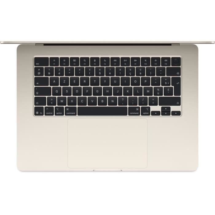 Apple - 15.3 MacBook Air M4 (2025) - 16 GB di RAM - 512 GB di spazio di archiviazione - CPU a 10 core - GPU a 10 core - Starlight
