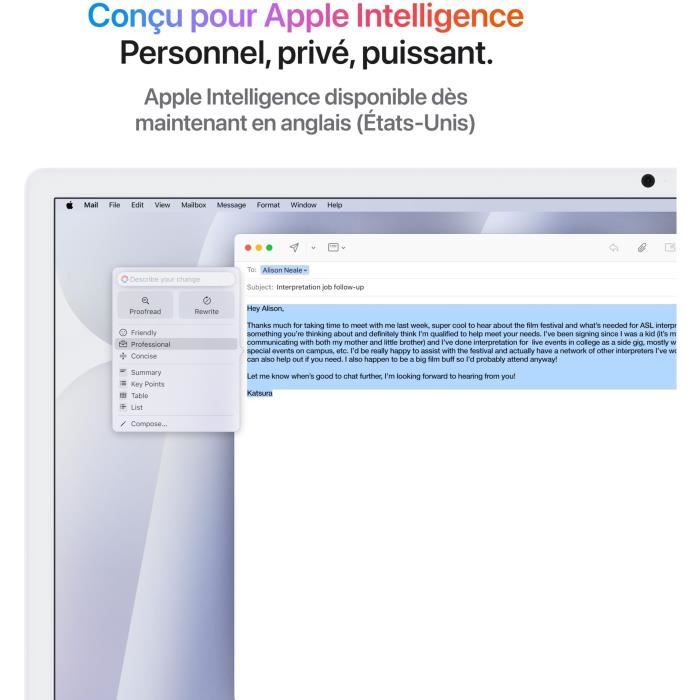 Apple iMac 24 schermo retina 4.5K 256GB SSD 16GB RAM Chip M4 CPU 8-core GPU 8-core Argento (2024)