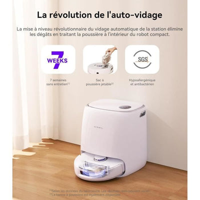 Aspirapolvere robot NARWAL Freo X Ultra con stazione di ricarica All-in-One - Pulizia intelligente - Potenza 8200 PA