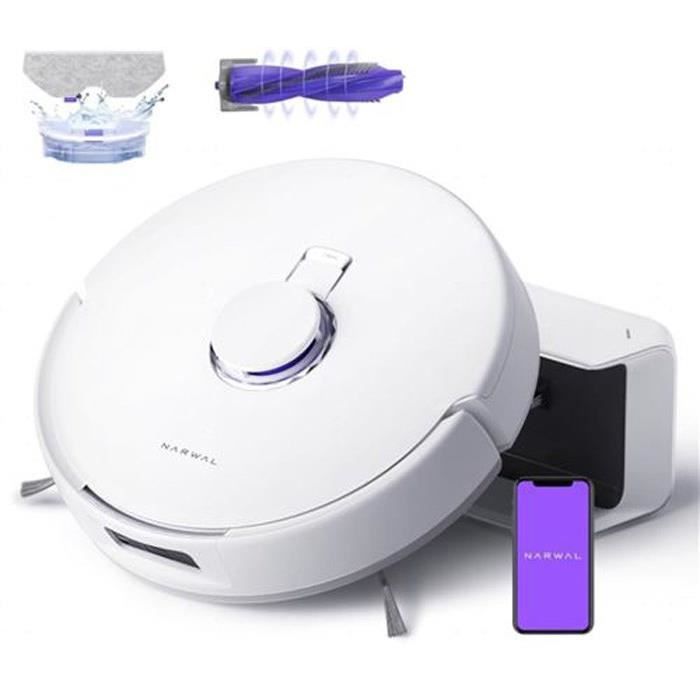 Aspirapolvere robot NARWAL Freo X Plus - Aspirazione 7800Pa - Zero grovigli - Navigazione LiDAR