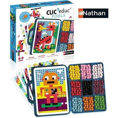 CLIC EDUC PIXELS - Gioco di creazione - NATHAN - Riconoscimento dei colori e immaginazione!