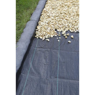 Tela per pacciamatura paesaggistica NATURE - Tessuto in polipropilene - 100 g / m - 1 x 50 m - Nero