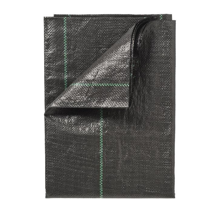 Tela per pacciamatura paesaggistica NATURE - Tessuto in polipropilene - 100 g / m - 1 x 50 m - Nero