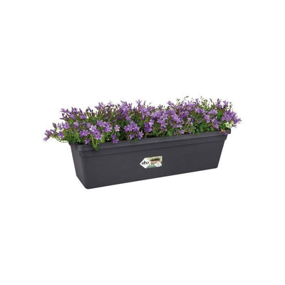 Nozioni di base ELHO Balconniere Green 40 - Esterno e balcone - L 16,5 x P 39 x H 13,7 cm - Soggiorno nero