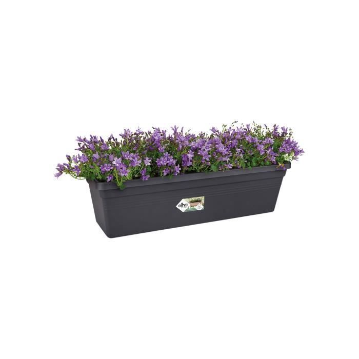 Nozioni di base ELHO Balconniere Green 40 - Esterno e balcone - L 16,5 x P 39 x H 13,7 cm - Soggiorno nero