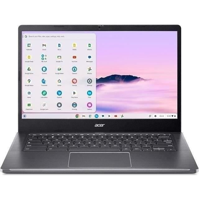 Acer Laptop - Chromebook Plus CB514-4HT-30AF - Chrome OS - 14 FHD IPS - Intel Core i3-N305 - 8 GB di RAM - 512 GB SSD - Batteria da 10 ore