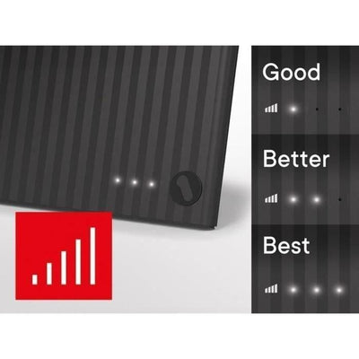 Antenna amplificata per interni - ONE FOR ALL - Con portata di ricezione di 25 km - Segnale di ricezione luminoso