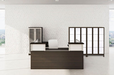 Armadio casellario in metallo verniciato grigio a 4 vani cm. 35x38/50x180h