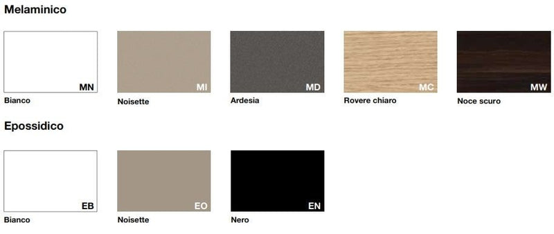 Composizione tripla per ufficio con screen dritti cm. 360/480/540x163x73,4h