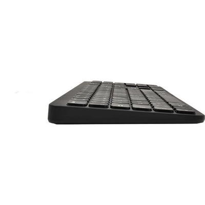 Pacchetto mouse tastiera nera wireless SLIM