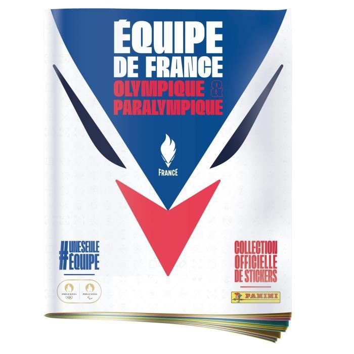 Album figurine + copertine - PANINI - Squadra francese Giochi Olimpici 2024