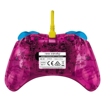 Gamepad - Nintendo Switch - Pesca Rock Candy - Cablato - PDP - Rosa
