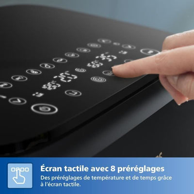 AirFryer - PHILIPS - NA351/00 - Acciaio inossidabile - 9,0 L - Doppia vasca - 38,25 x 44,39 x 31,42 cm