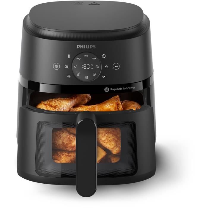 AirFryer - PHILIPS - Serie 2000 - NA220/00 - 4,2 L - 1500 W - 13 modalità - Nero
